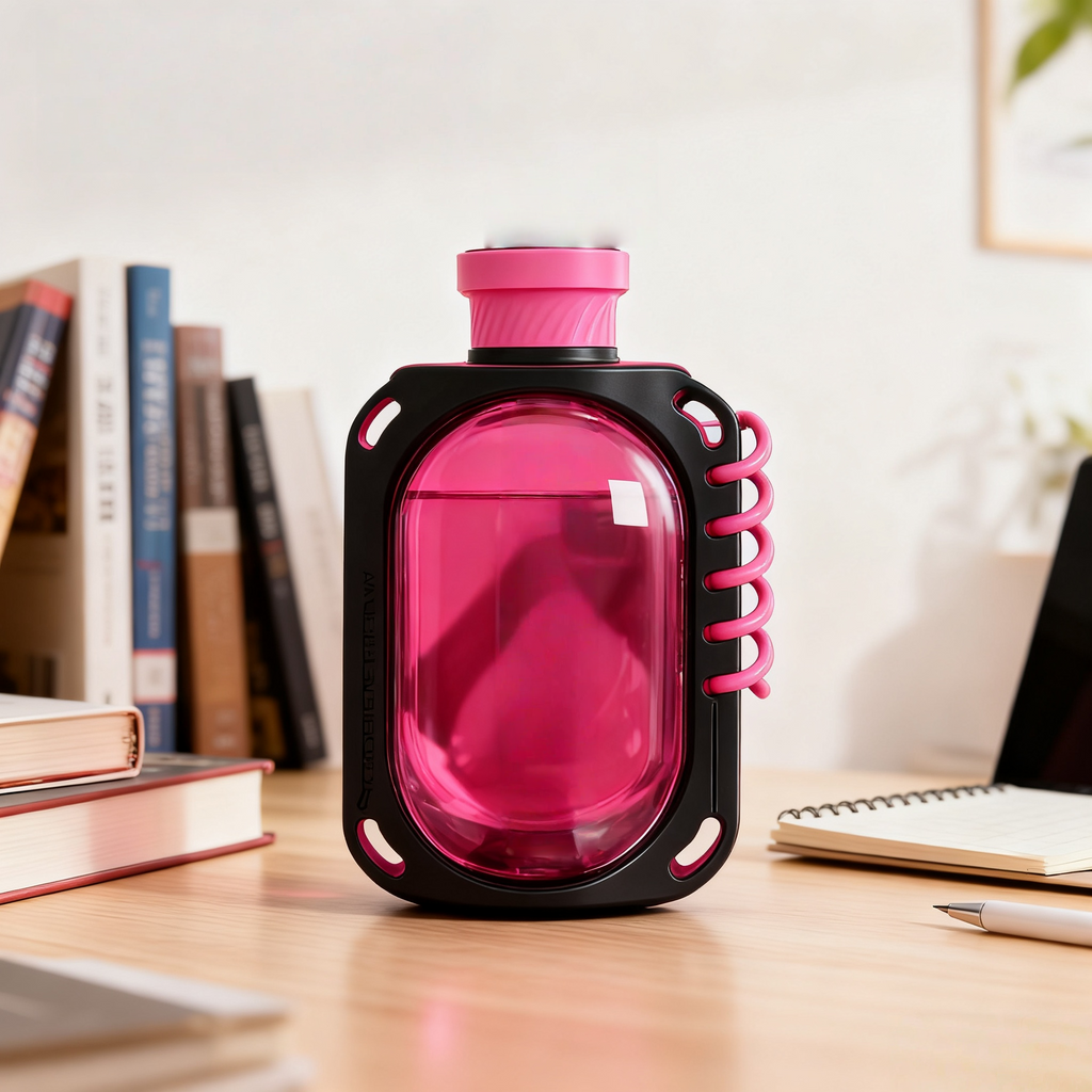 Plastic Sports Bottle with Straw – 780ml