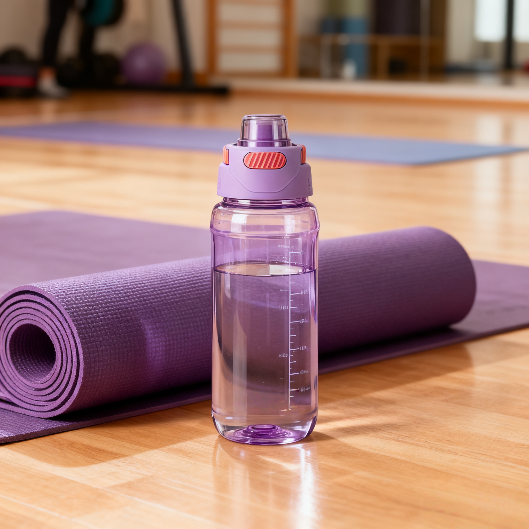 Plastic Sports Bottle with Straw – 1000ml