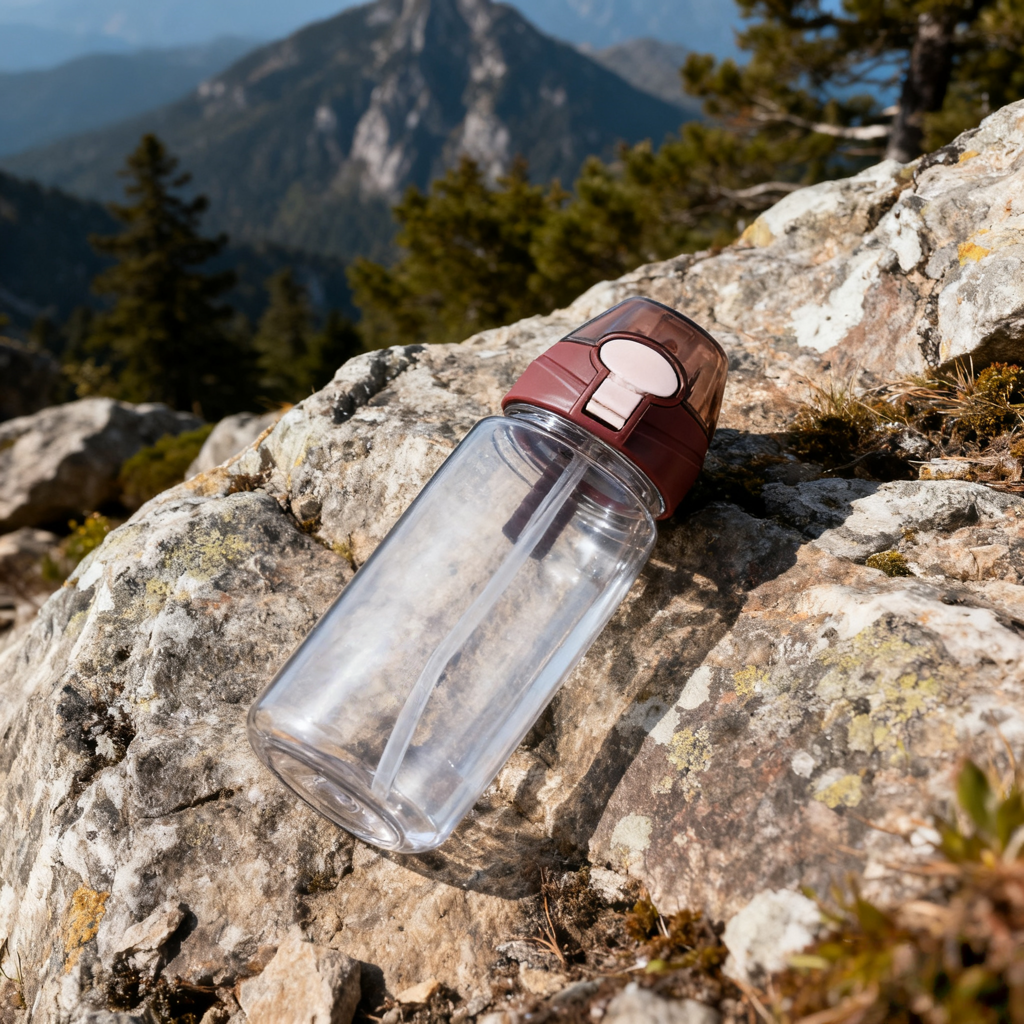 Plastic Sports Bottle with Flip Straw – 750ml